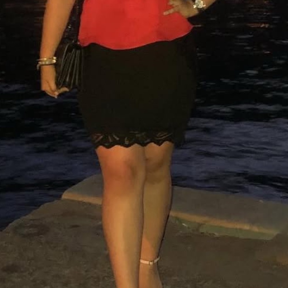 H&M Black Mini Pencil Skirt Night Out - Picture 2 of 5